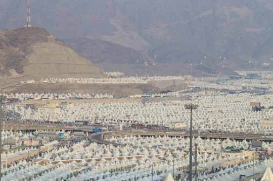 Tents of pilgrims in Mecca