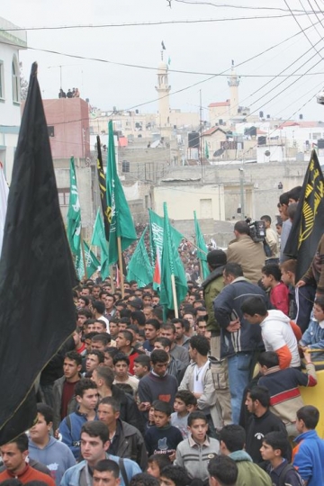 palestinian martyr procession