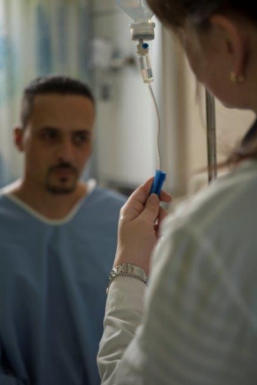Doctor and Patient at Hospital