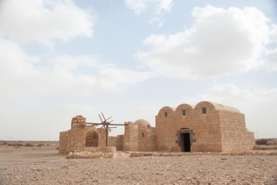 qasr amra desert castle,jordan