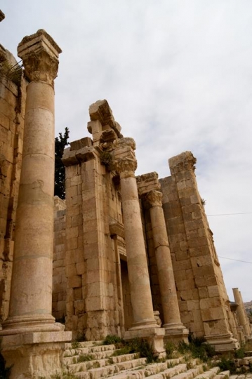 ancient jerash,ruins of the greco-roman city of gera at jordan