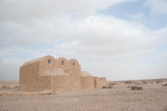 qasr amra,bathhouse,desert castle in jordan