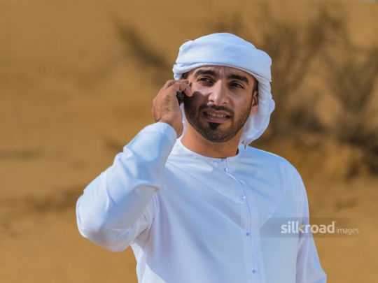 Man speaking over the phone