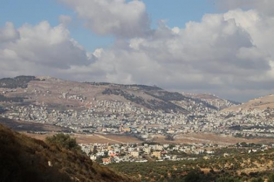 Mount Jerzim in Nablus