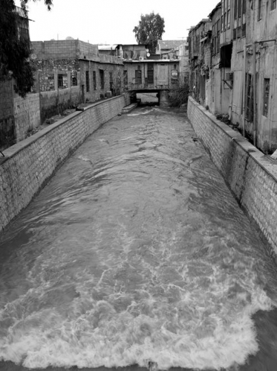 black and white damascus