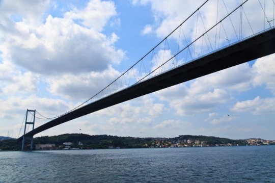 road bridge between cities