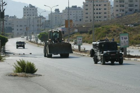 israeli vehicles in west bank