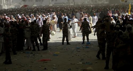 Security men in Mina