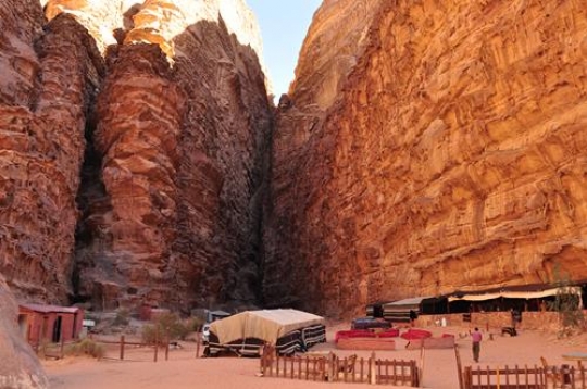 Campsite in Wadi Rum