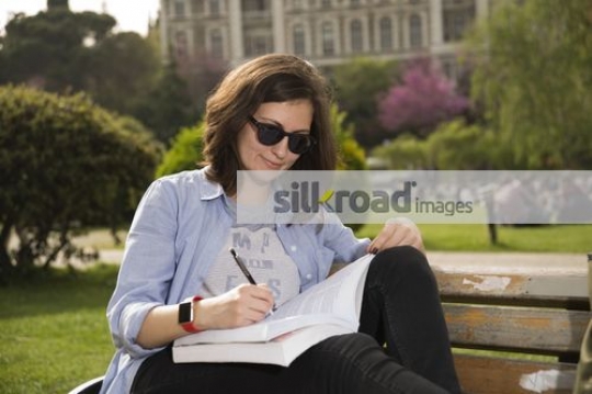 University Student studying |