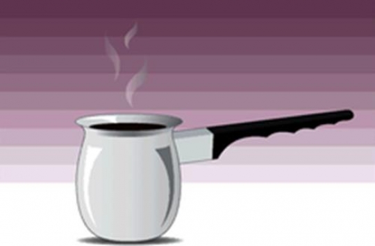 metal coffee pot