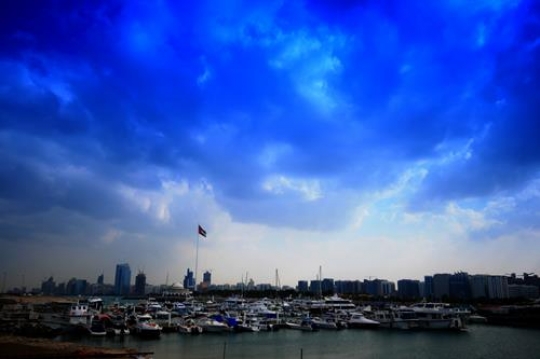 distant view of the city