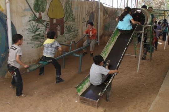 children in playground