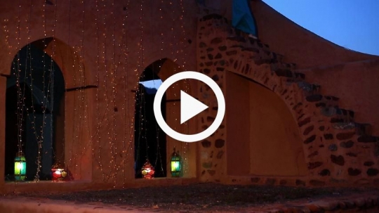 Festive exterior decoration