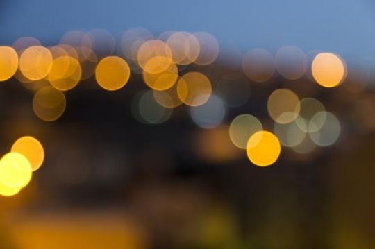blurred light