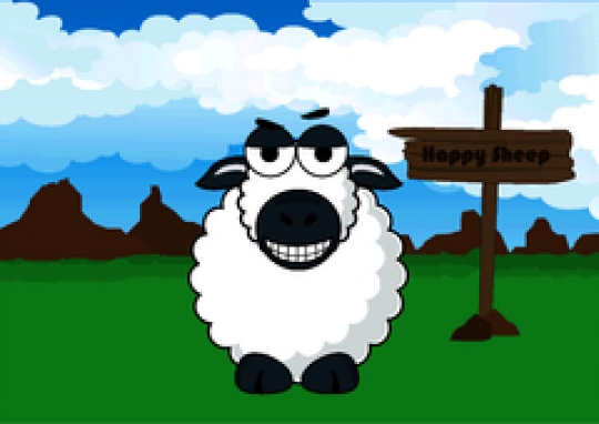 happy sheep garden