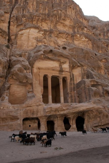urn tomb in petra,jordan