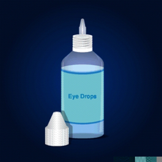 eye drops bottle open