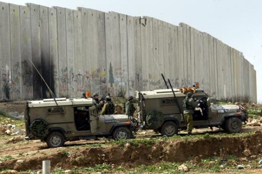 Israeli military jeep