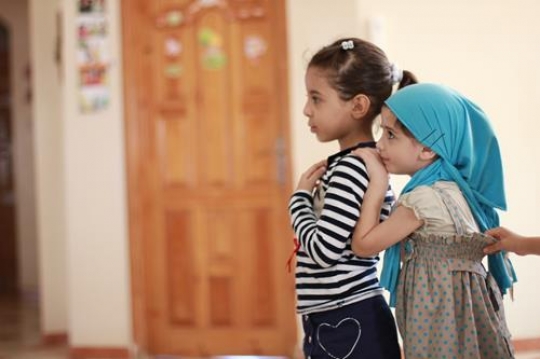 two cute girl
