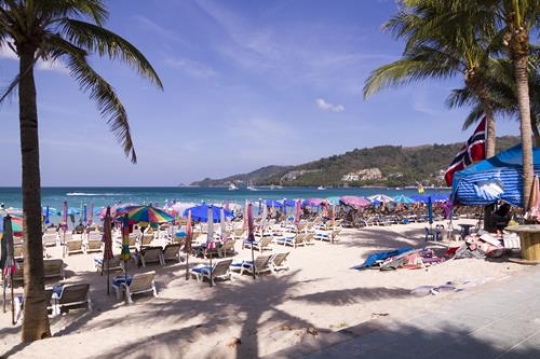 summer activity on the beach