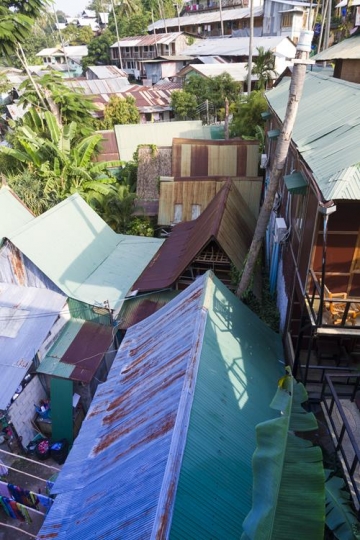poor huts area