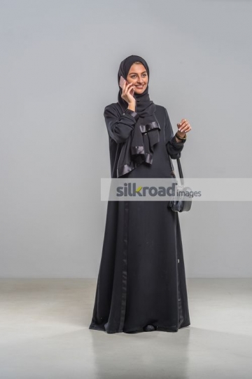 Businesswoman talking on the phone