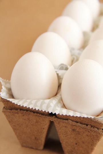 White eggs