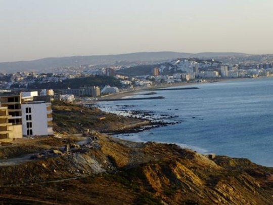mediternean sea at tanger,moro