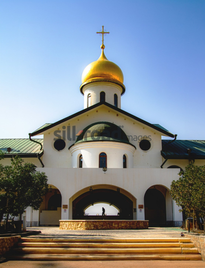 Golden Dome Church at Mount Nebo, Madaba – Architectural Beauty