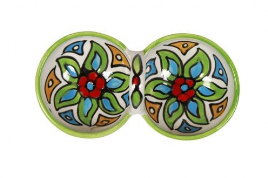 Ceramic Green Double plate
