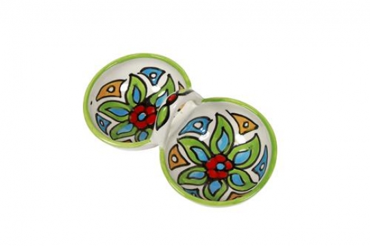 Ceramic Green Double plate